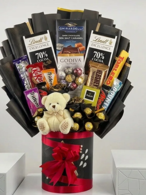 Black Velvet Luxury Chocolate Bouquet