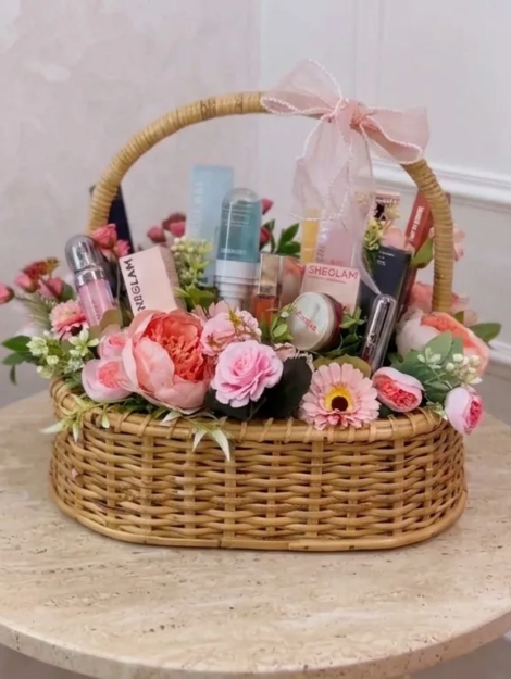 Rose Gold Pamper Basket