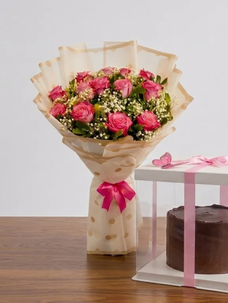 Royal Chocolate & Rose Combo