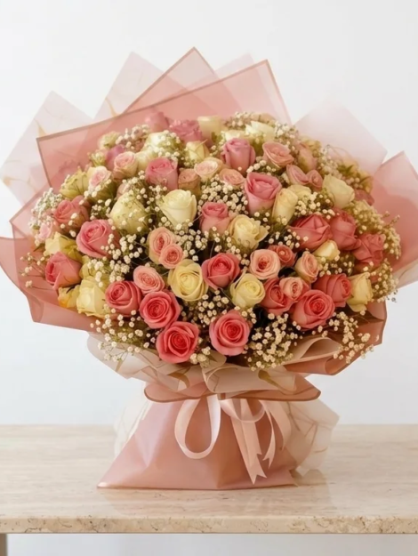 Royal Pink Velvet Bouquet